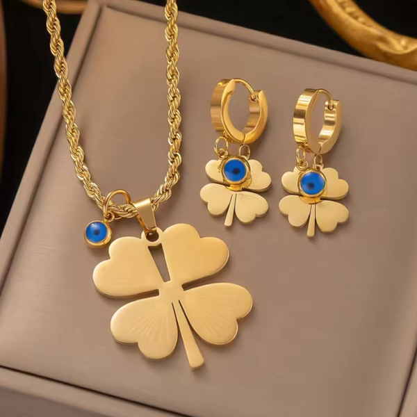 Collier Chaîne Or 18 Carats Plaqué Avec Pendentif étoile - Acier Inoxydable 316L, Longueur Réglable 45-60cm, étanche