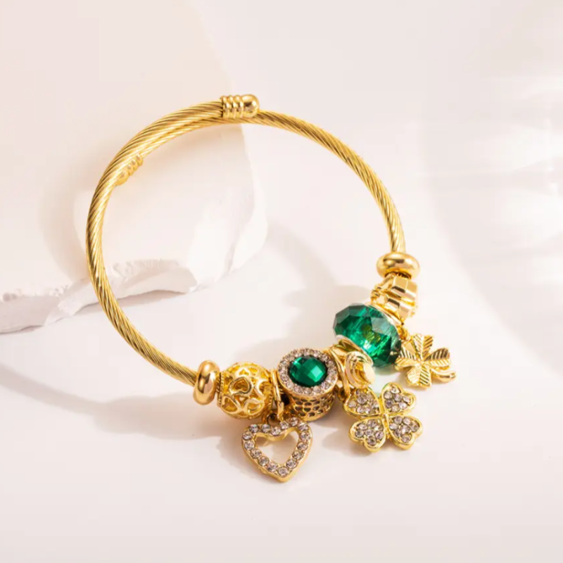 BRACELET DE FLEUR EN CRISTAL